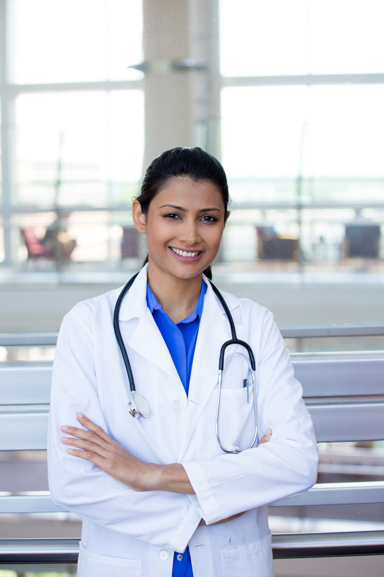 Young Female Doctor Smiling