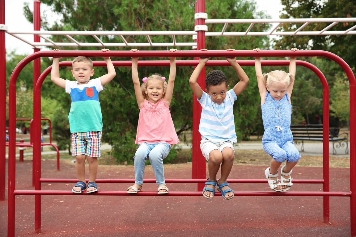 Cute Children on Playground